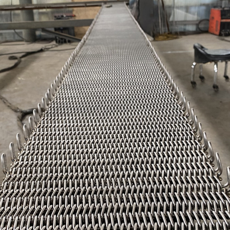 স্টেইনলেস স্টীল পণ্য annealing চুল্লি জাল বেল্ট